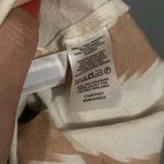 Lou & grey for Loft Brown Sugar Cream Ikat Self Tie Romper Womens Size XL Photo 10