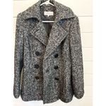 Calvin Klein ‎ Women's Gray Wool Blend Peacoat Size 6 Mid-Length Photo 1