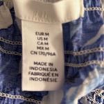 H&M Womens Blouse Size M Floral Milkmaid Coquette Romantic Smocked Puff Crop Photo 6