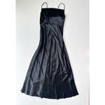 Birdy Grey  Black Satin Bridesmaid Dress Photo 1