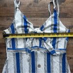 Love Tree Tie-Front Cutout Spaghetti Strap A-Line Dress Smocked back Sz Lg Photo 2