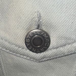 Stella McCartney white Navy Tie-Dye Jean Jacket Size Large Photo 3