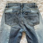 PacSun Two-toned Color Block Cropped Jeans Photo 5