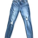 Lucky Brand  Bridgette Distressed High Waist Ankle Crop Skinny Jeans Photo 0