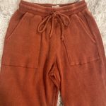 Waffle Joggers Burnt Orange Size XS Photo 1