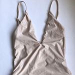 PilyQ NWT  Charlee One Piece Metallic Swimsuit in Shell Photo 5