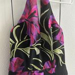 Dress the Population  Halter Maxi Embroidered Floral Neck Tie Dress Photo 5