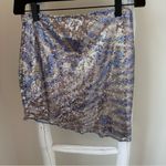 Revolve More To Come Ava Sequin Mini Skirt in Blue Multi Color SZ S Photo 2