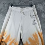 Disney  Winnie The Pooh Tie‎ Dye Sweatpants Flowers Graphic Comfy Joggers Medium Photo 3