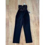 EXPRESS lace black romper size 2 long pant suit Photo 62