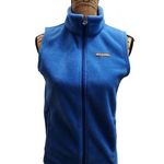 Columbia Women's Blue Fleece Vest Outdoor Activewear Zip-Up Sleeveless Jacket Photo 0