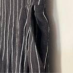 Adrianna Papell NWT Women’s Adrianna Papell Linen Blend Black White Striped Shorts Size XL Photo 4