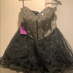 Grace Karin  Black and‎ Glittering Silver Dress Photo 0