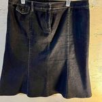 Madison Studio denim skirt with flair detail Black Size 16 Photo 0