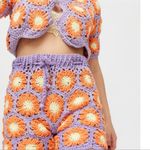 Tach Clothing Gloria Crochet Shorts NWT Size XS Festival Beach Summer Fun Purple Photo 2