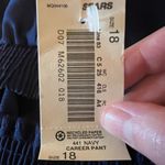 Laura Scott Sears Pants Navy Blue Vintage Career NWT Size 18 Coastal Grandma Photo 5