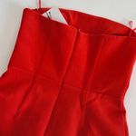 ZARA  Red Strapless mini dress corset  Photo 8