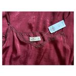 Hollister  nwt womens medium red satin mini slip dress Photo 2