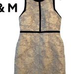 H&M   Shimmer Gem Black & White Sleeveless mini dress sz 12 Photo 1