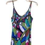 Sam And Jess Retro 70’s Chain Link Sleeveless Dress Size Medium Green Photo 3