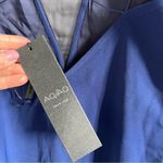 AQ/AQ  Montana Mini Dress in Patriot Blue Spaghetti Strap Plunge Mesh NWT Size 0 Photo 6