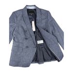 Banana Republic NWT  Petite Blue Linen Blend Double Breasted Blazer Jacket Size 2 Photo 1