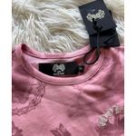Darc Sport Chopper Wolf Baby Tee De La Rosa Size XS Pink Photo 6