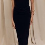 Pretty Little Thing Black long Halter Dress PLT Photo 0