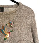 American Vintage Vintage Grandpa Fisherman Sweater Ducks Knit Crewneck Cozy Ski Winter Cabin XL Photo 1