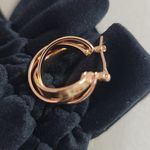 Free People  Triple Hoop Earring in GoldAmber Sceats Photo 9