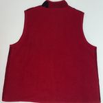 Tally Ho Wool Horse Zip Up Vest Size X Large Red Photo 5