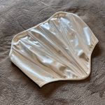 Silky White Tube Top Cropped Strapless Corset Tank Women’s Sz M EUC Size M Photo 1