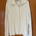 Tommy Hilfiger  Cream Button-Up Cardigan Photo 1