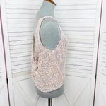 Jun & Ivy  Speckled Shimmer Back Twist Knit Sweater Cropped Tank Top XS‎ Photo 2