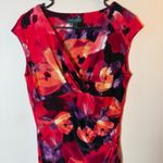 Ralph Lauren Lauren  Floral‎ Dress Women's Size 10 Sleeveless Ruched Photo 1