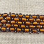 Tiger Eye Bracelet Round Beads Brown Orange DIY Jewelry Accessories Hancrafted Photo 5