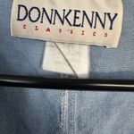 Vintage Donkenny Chambray Vest Floral Patchwork Cottagecore (M/L) Blue Size L Photo 3