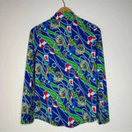 Gottex G Lifestyle Nautical UPF 50+ 1/4 Zip Golf Tennis Long Sleeve Top Size M Photo 6