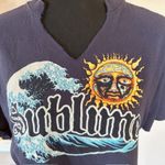 Anvil Vintage Sublime Band Tee –  Tag – Distressed Cut – Size L Photo 1