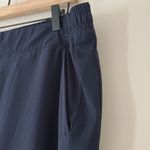Athleta  Brooklyn Jogger Elastic Waist Pockets Stretch Navy Blue Size 12P Photo 7