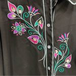 Bob Mackie  Wearable Art 2x embroidered western shirt vintage rockabilly rodeo Photo 1