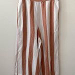 Madewell  Huston Pull-On Crop Pants in Evelyn Stripe M Photo 8