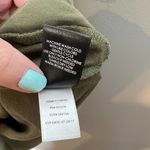 Torrid plus size OLIVE GREEN RUFFLED KNIT SWEATSHIRT DRESS cold shoulder size 4X Photo 6