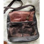The Sak Stylish  Leather Crossbody Bag - Brown and Bronze Photo 0