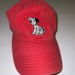 Disney Hat Mens Fitted One Size Red 101 Dalmatians Pongo Puppy Dad Cap Cotton Photo 0