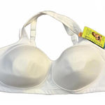 Vanity Fair  Sports Bra Size 44DD White Intimates Convertible Straps Wire Free Photo 0