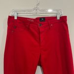 AG Adriano Goldschmied The Abbey Ankle Women 29R Red Pant Novelty Classic Midris Photo 2