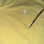 Ralph Lauren Polo  yellow v-neck embroidered logo t-shirt women's XL Photo 3