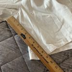 Woman Within White Cotton Elastic Waist denim Shorts Size 34W plus pockets Jean Photo 3