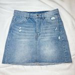 H&M &Denim Light Wash Denim Skirts - NWT - Size: 6 Photo 0